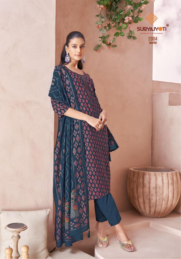 Suryajyoti Pariza Vol-2 – Kurti Pant With Dupatta